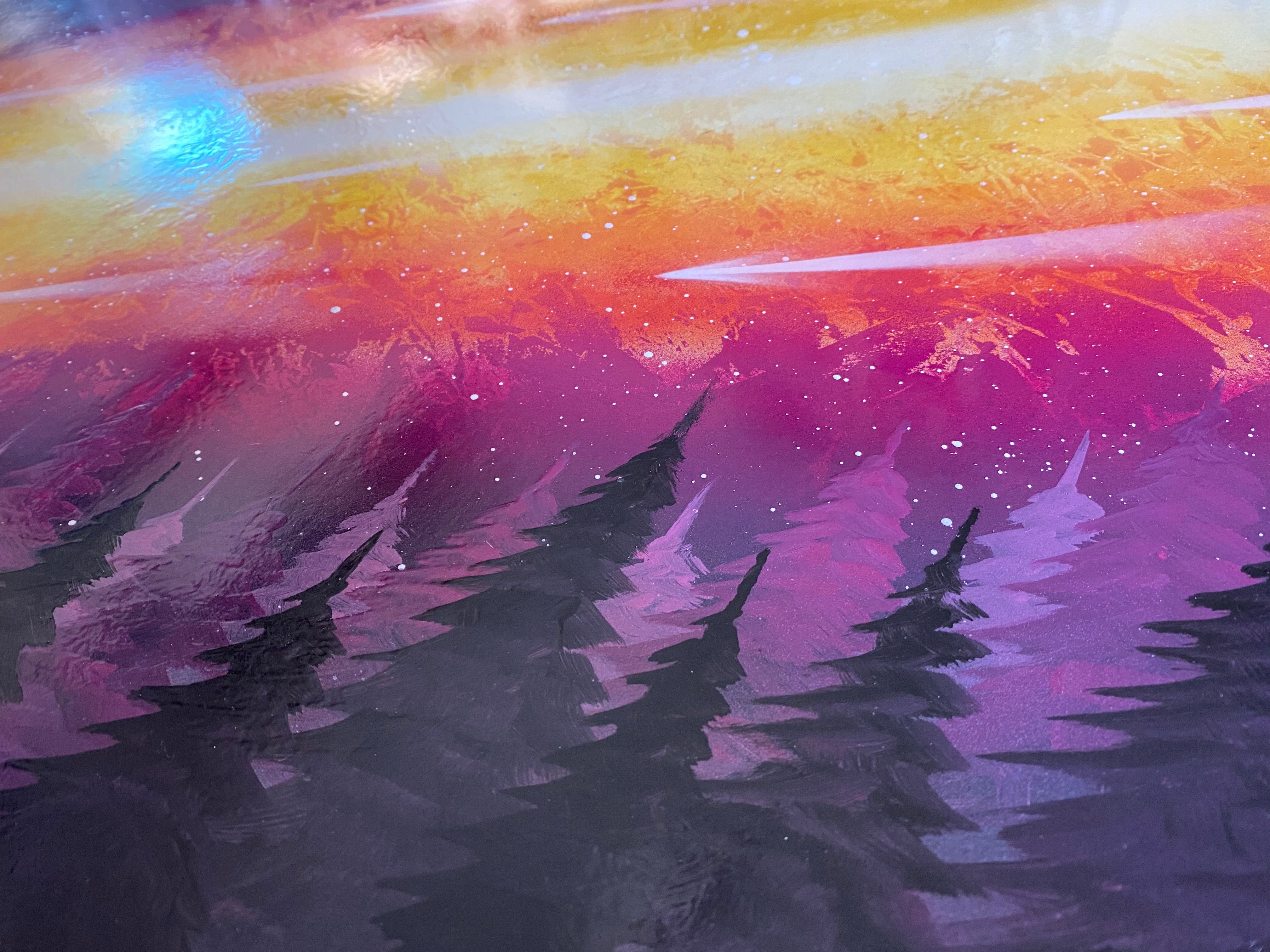 画材 Meteor Shower METEOR SHOWER OVER FOREST – Skech Art