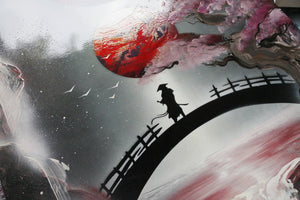 Blood Solar SAMURAI (Unique ORIGINAL Painting FROM YouTube Video ...