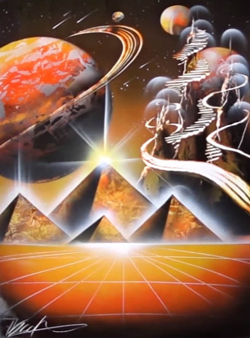 Pyramids in space