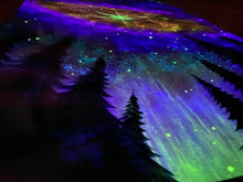 Nebula above forest